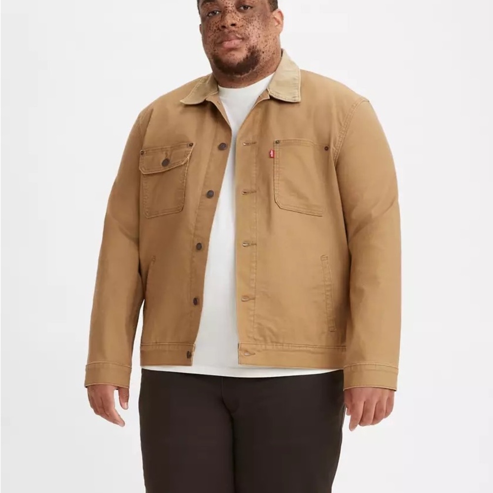 NWOT Levi's Tan Lightweight Shirt Jacket